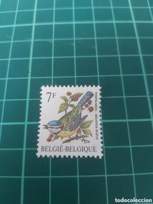 Stamps: Fauna Aves pájaros naturaleza serie completa nuevo yvert 2261 Bélgica 1987